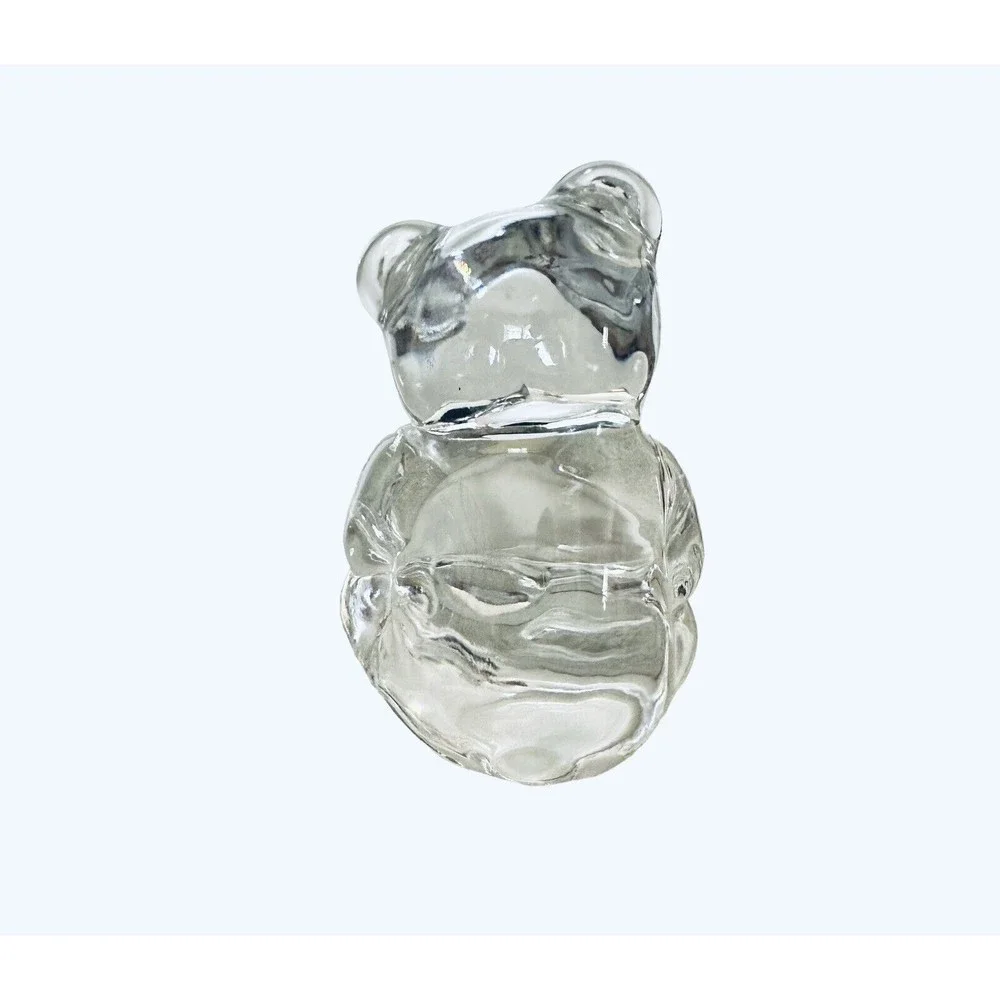 Princess House 24% Lead Crystal Bear Figurine‎ Clear Glass